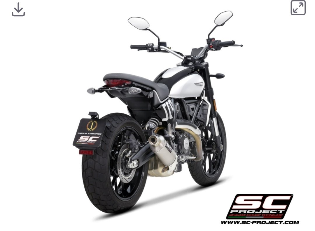 SC Project Rally-S Titanium Exhaust- Scrambler 800 (23-24) - Image 4