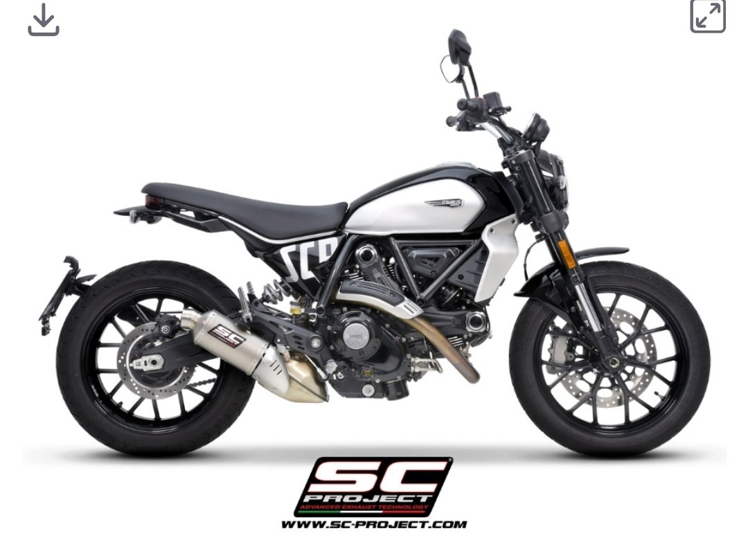 SC Project Rally-S Titanium Exhaust- Scrambler 800 (23-24) - Image 5