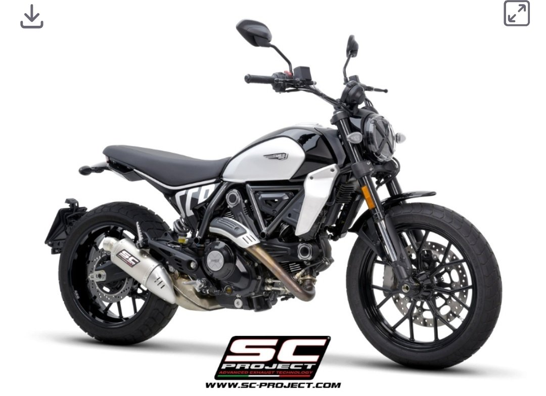 SC Project Rally-S Titanium Exhaust- Scrambler 800 (23-24) - Image 2