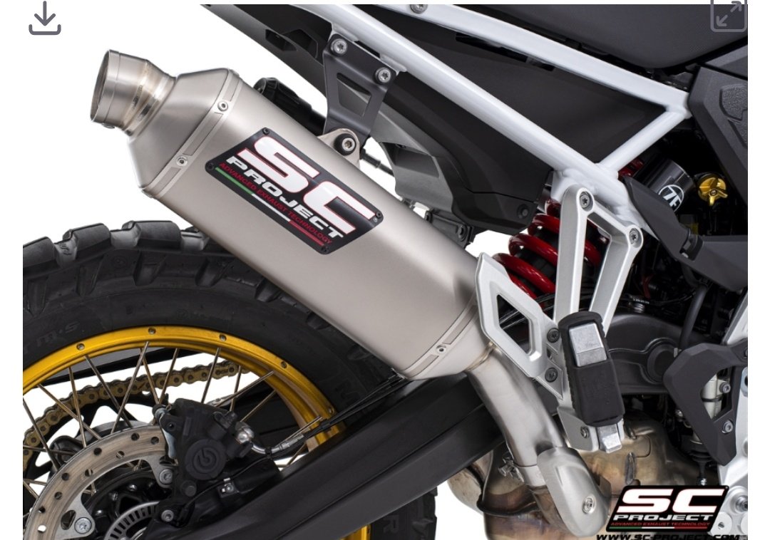 SC Project Rally Raid Titanium Exhaust- F 900GS (24-26) - Image 2