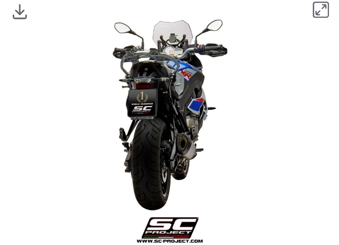 SC Project SC1-R Titanium Exhaust, low mount- BMW S 1000XR (17-19) - Image 5