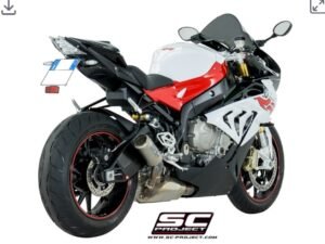 Alternative view of SC Project CR-T Titanium Exhaust- S 1000RR (17-18)