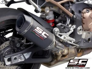 Alternative view of SC Project SC1-S Carbon Fibre Exhaust-S 1000RR (20-22)