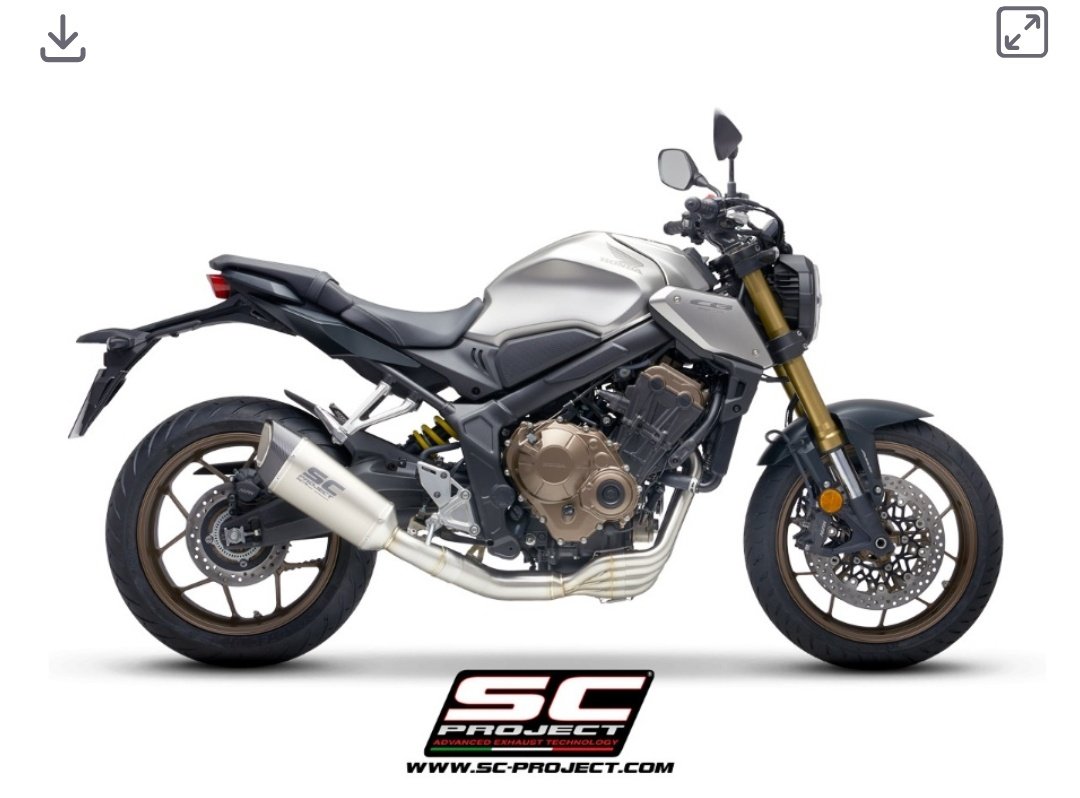 SC Project 4-1 Stainless steel full Exhaust System, with SC1-R Titanium Exhaust- Honda CB650R (19-20) - Image 4