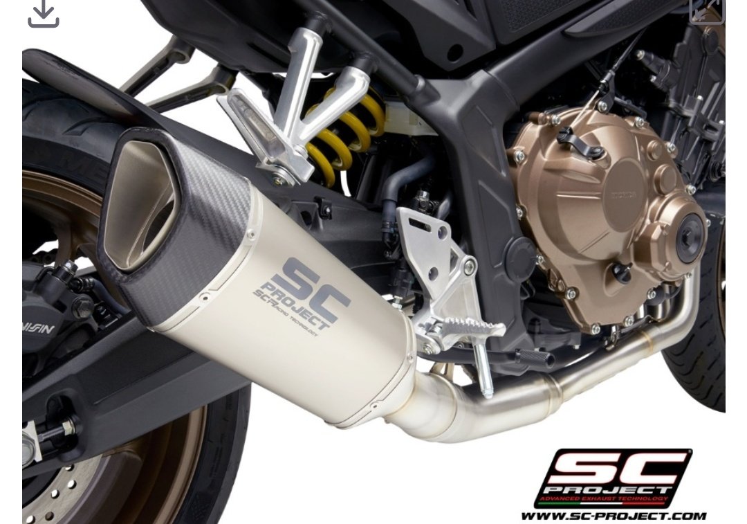 SC Project SC1-R Titanium full Exhaust System- CB650R