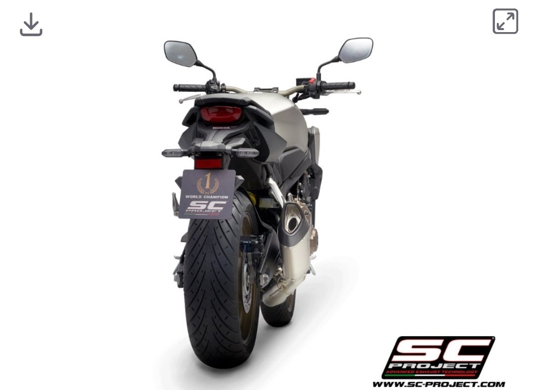 SC Project 4-1 Stainless steel full Exhaust System, with SC1-R Titanium Exhaust- Honda CB650R (19-20) - Image 5