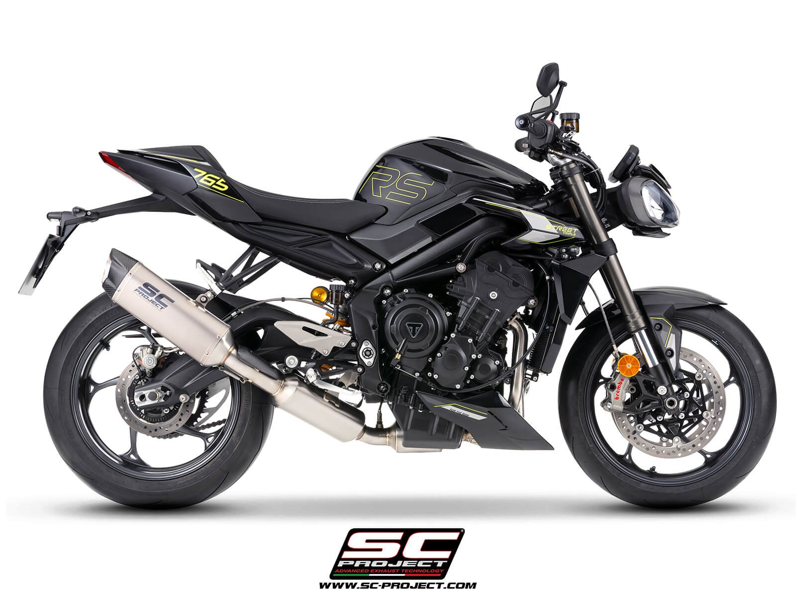 3-1 stainless steel full exhaust system, with SC1-X titanium exhaust STREET TRIPLE 765 (2024 - 2026) - EURO 5+ - Image 2