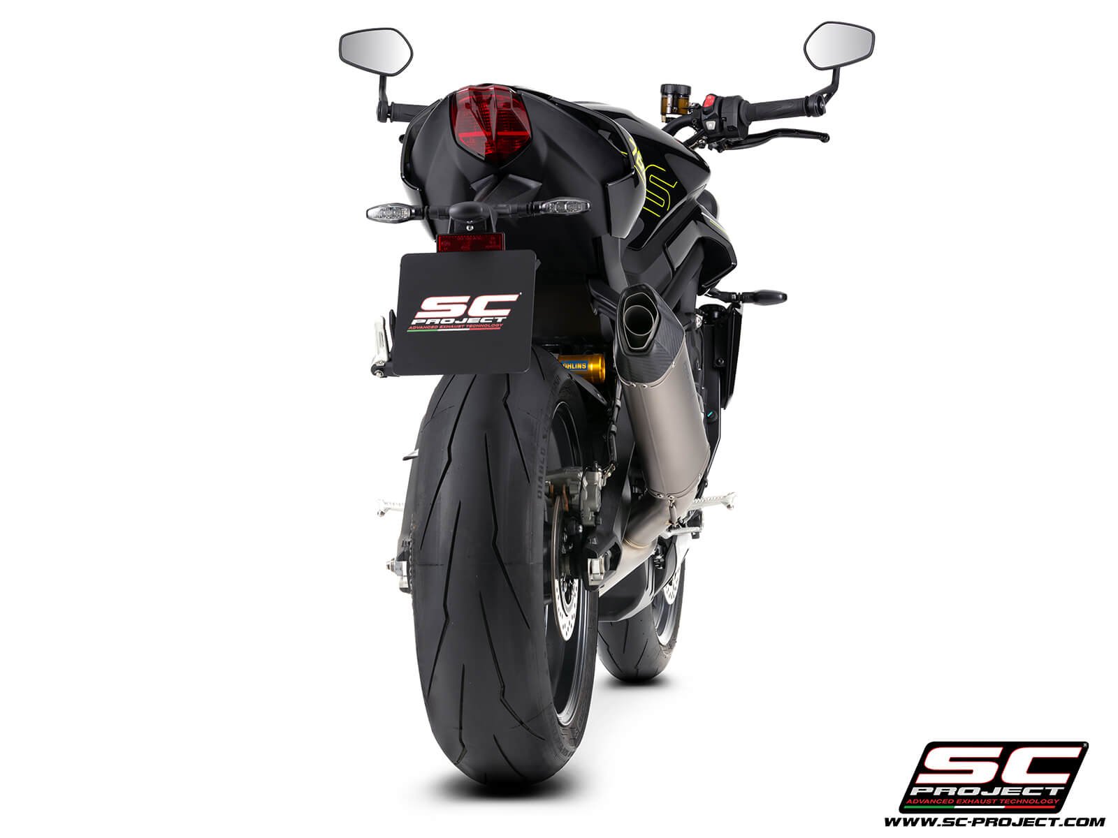 3-1 stainless steel full exhaust system, with SC1-X titanium exhaust STREET TRIPLE 765 (2024 - 2026) - EURO 5+ - Image 6