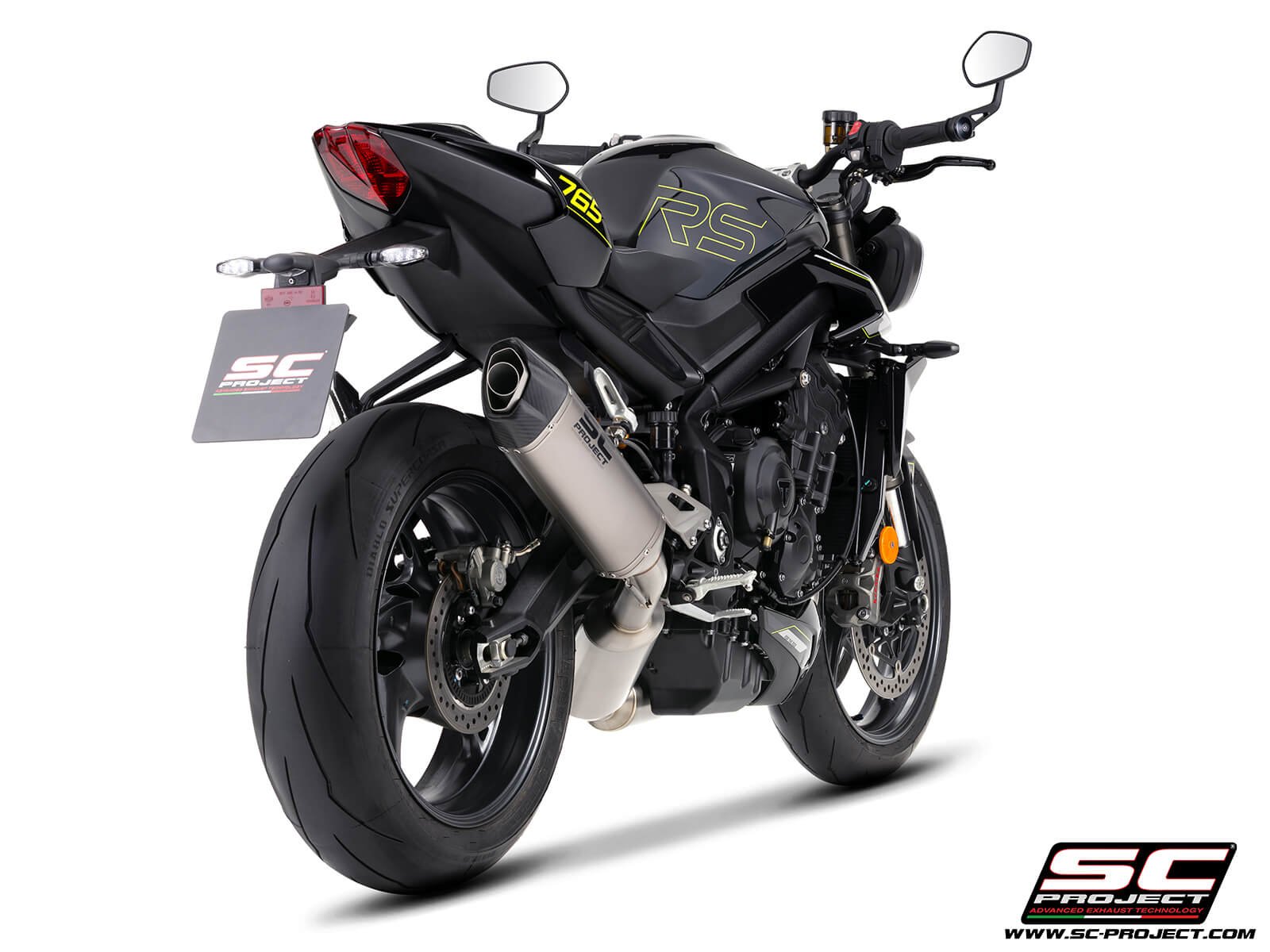 3-1 stainless steel full exhaust system, with SC1-X titanium exhaust STREET TRIPLE 765 (2024 - 2026) - EURO 5+ - Image 4