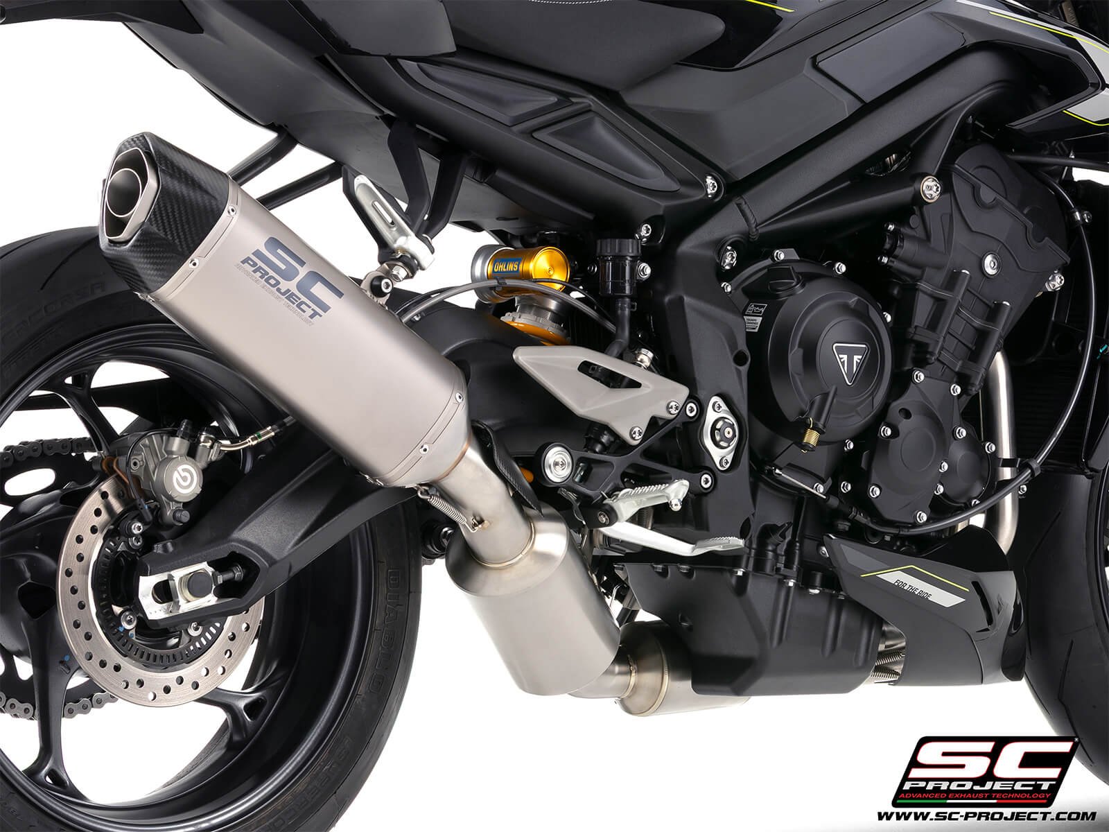 3-1 stainless steel full exhaust system, with SC1-X titanium exhaust STREET TRIPLE 765 (2024 - 2026) - EURO 5+ - Image 5