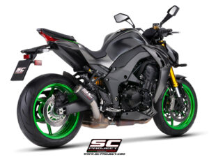 CR-T carbon fibre exhaust, with stoneguard grid Z1100 - SE (2026)