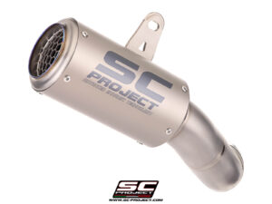 CR-T titanium exhaust, with stoneguard grid Ninja 1100SX - SE (2025 - 2026)