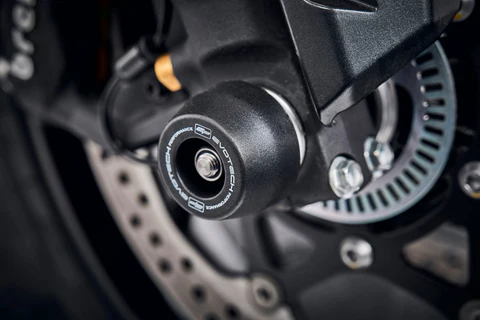 Evotech Front Spindle Bobbins - Suzuki GSX-S1000 (2022+) - Image 2