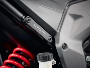 Alternative view of Evotech Pillion Footpeg Removal Kit - Triumph Daytona 660 (2024+)