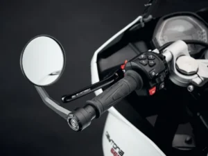 Alternative view of Evotech Bar End Mirrors / Brake Protector (Retro) - Triumph Daytona 660 (2024+)