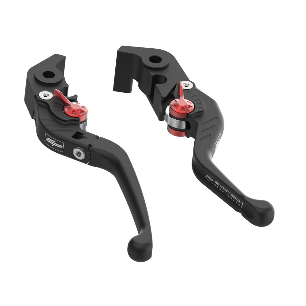 Evotech Evo Folding Clutch and Short Brake Lever Set - Kawasaki ZX-10R SE Performance (2019-2020)