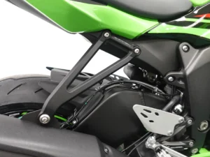 Alternative view of Evotech Exhaust Hanger & Pillion Footpeg Removal Kit - Kawasaki Ninja ZX-4R (2023+)