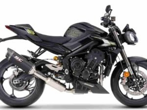 Alternative view of SC Project CR-T Titanium Exhaust for Z900 (2025-26)
