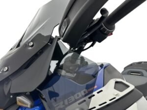 Alternative view of WRS Pair of Larger Side Smoked Deflectors- BMW R1300 GS/GSA (24-26)